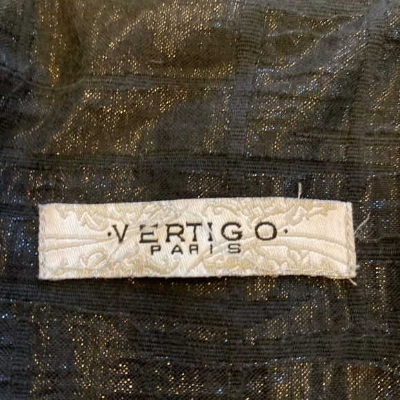 Vertigo Paris Womens Black Long Blazer or. Coat w Belt / Size Small - Picture 11 of 16